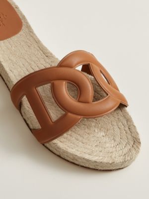 HERMES エルメス ヴィンテージ タイトスカート Hロゴ フランス製 40 Famosa espadrille - Beige | Hermès Canada